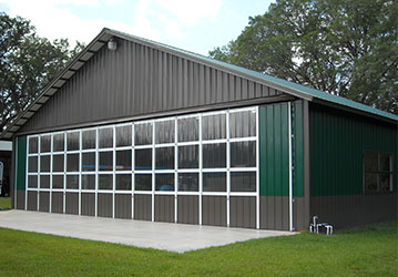 Custom Hangar Stack Doors from FoldTite Systems